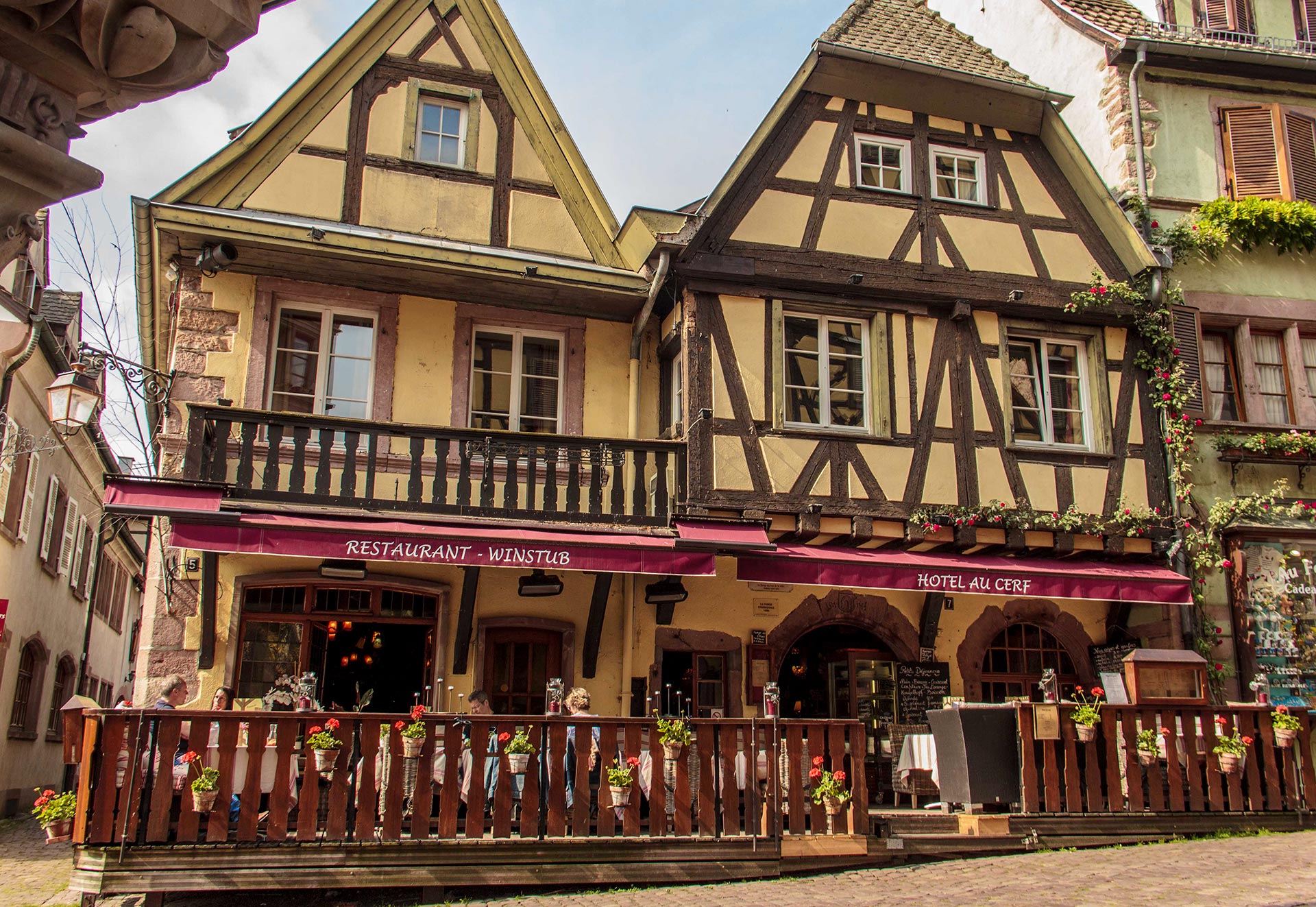 Restaurant Au Cerf près de l'Hôtel à l'Oriel