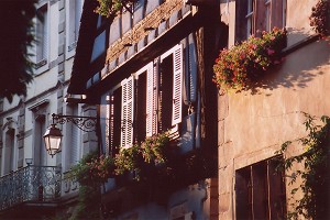 Les colombages à Riquewihr